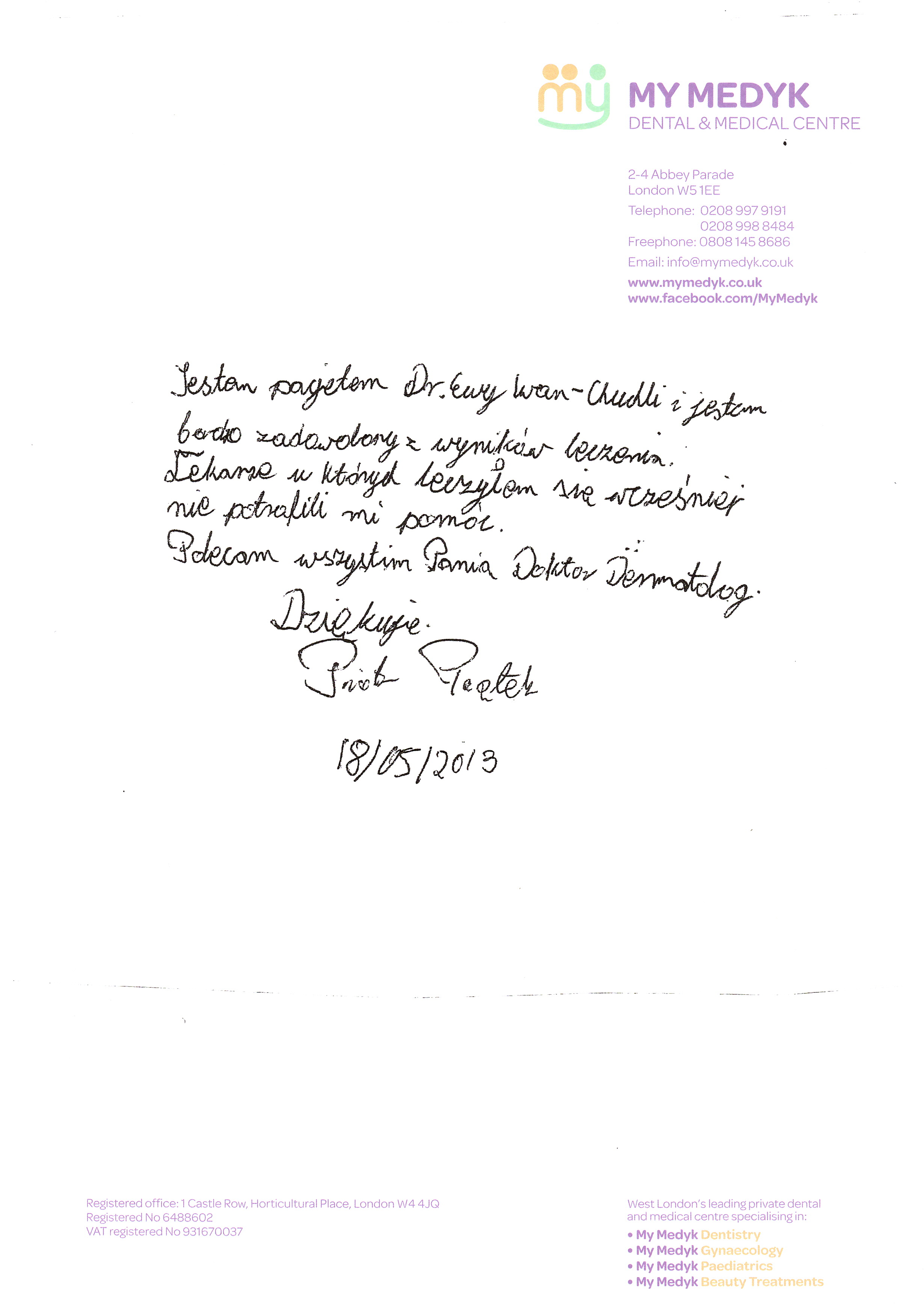 rekomendacje EWA IWAN-CHUCHLA MyMedyk