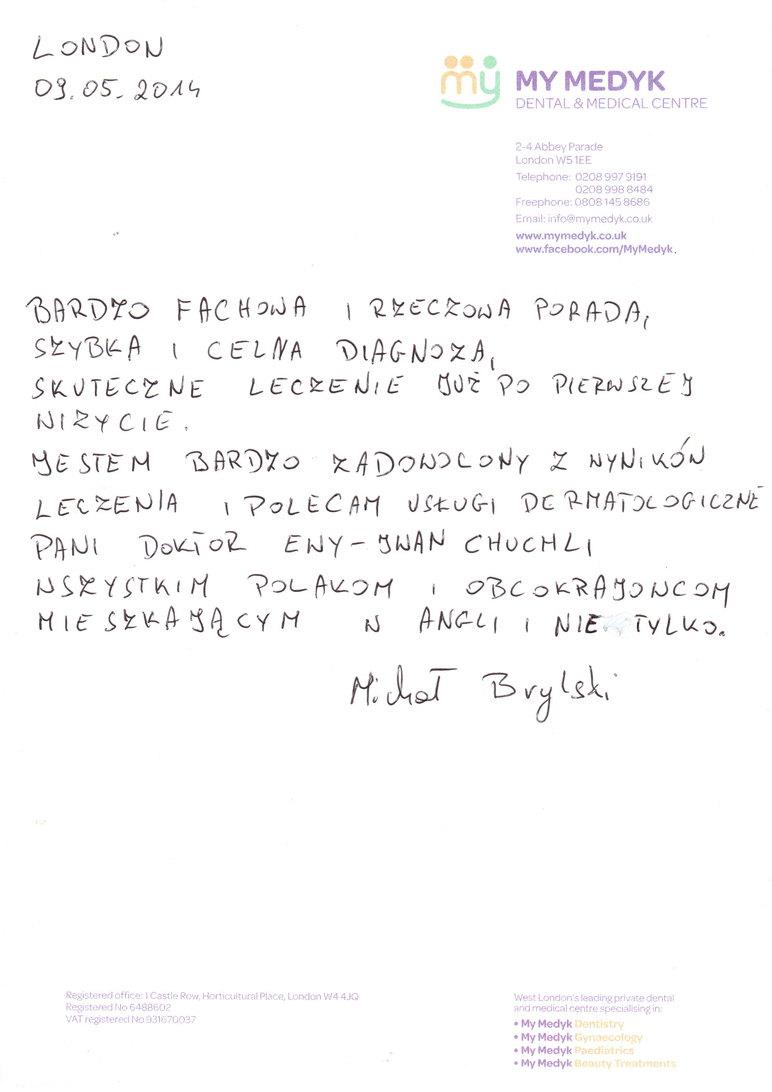 rekomendacje EWA IWAN-CHUCHLA MyMedyk