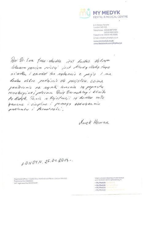 rekomendacje EWA IWAN-CHUCHLA MyMedyk