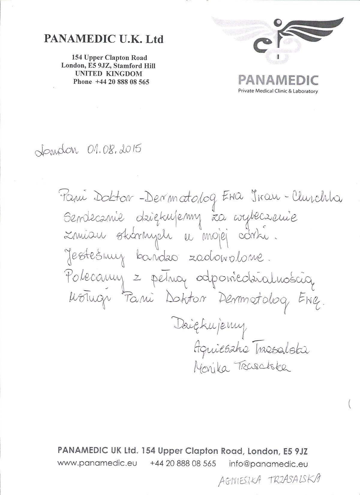 rekomendacje EWA IWAN-CHUCHLA MyMedyk