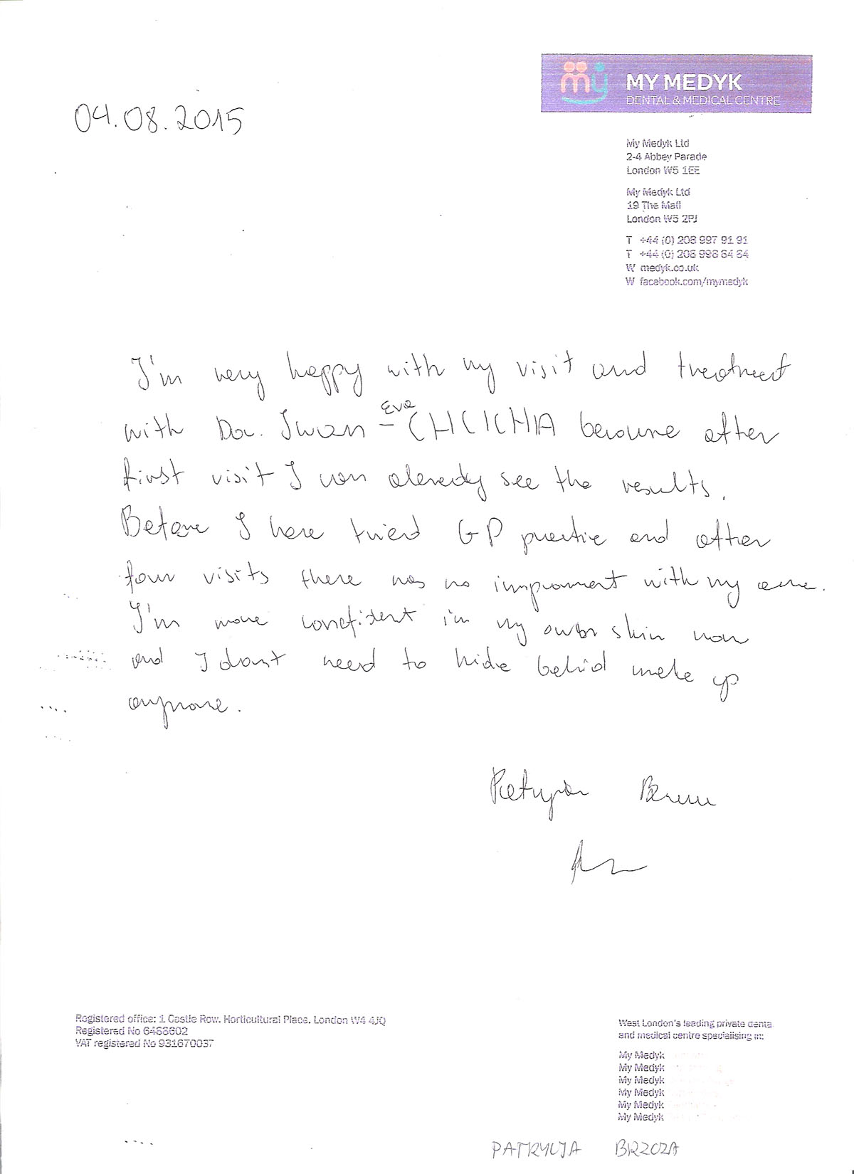 rekomendacje EWA IWAN-CHUCHLA MyMedyk