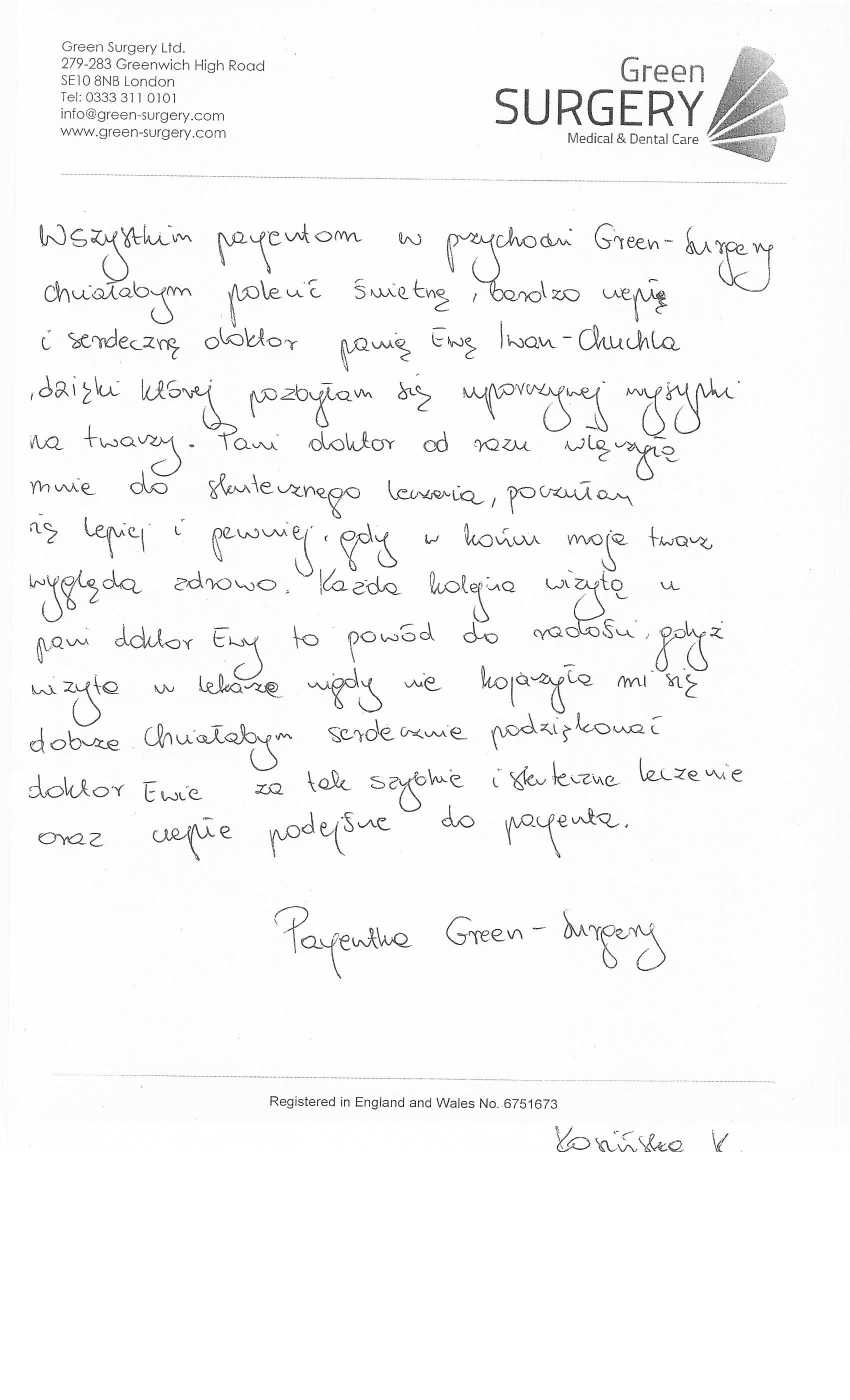 rekomendacje EWA IWAN-CHUCHLA MyMedyk