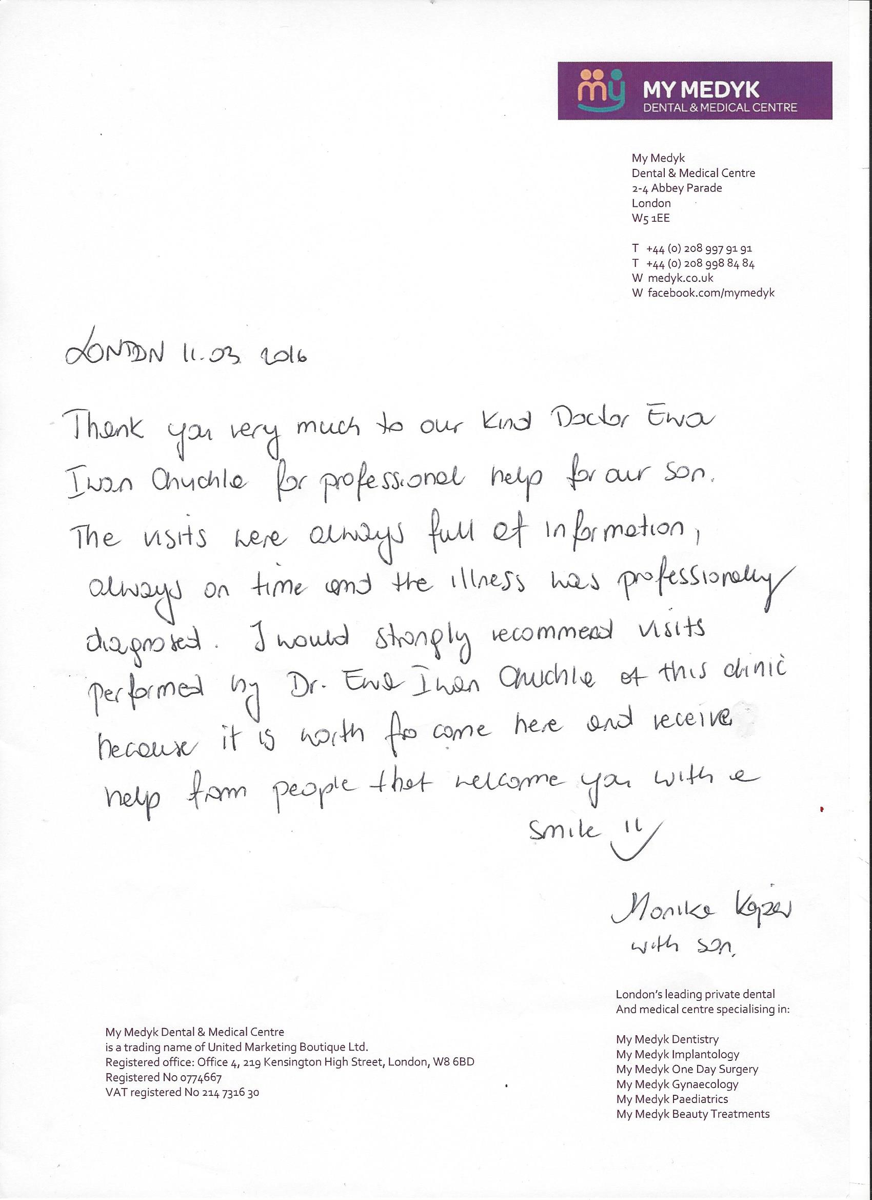 rekomendacje EWA IWAN-CHUCHLA MyMedyk