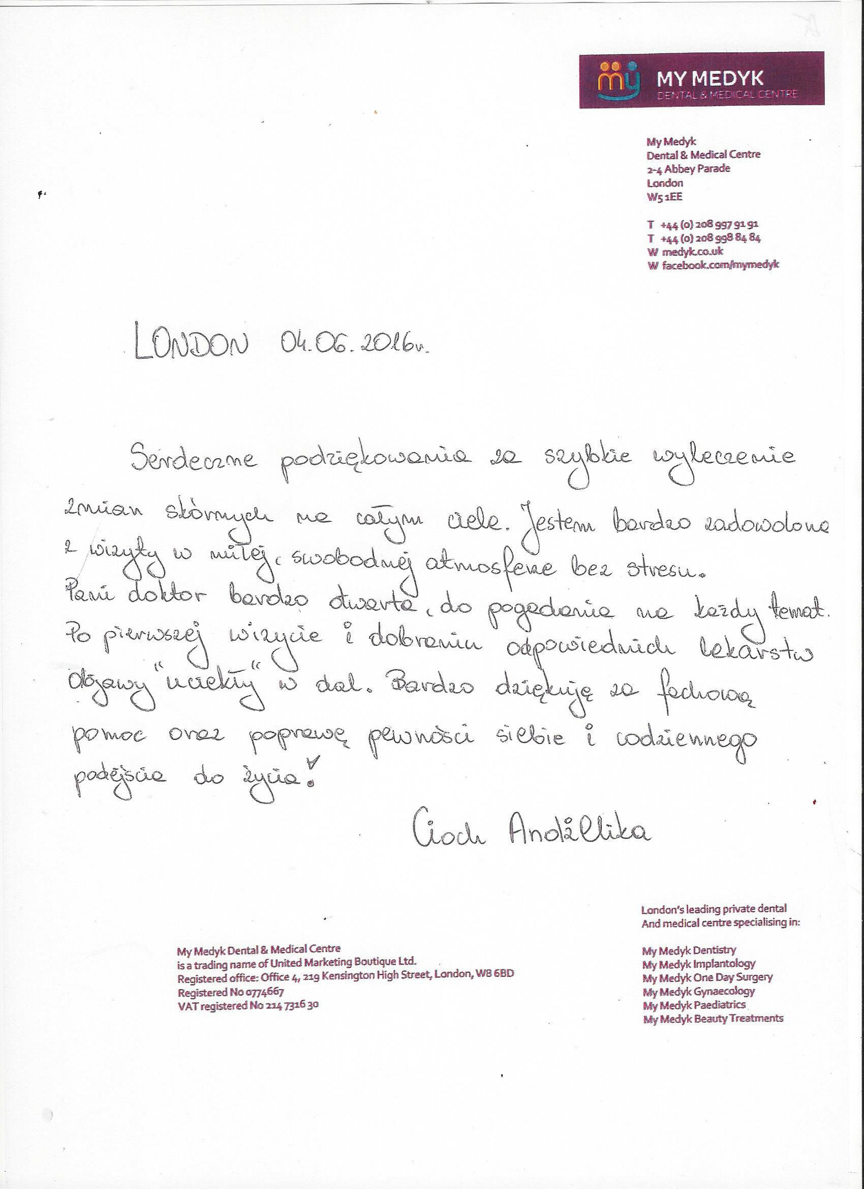 rekomendacje EWA IWAN-CHUCHLA MyMedyk