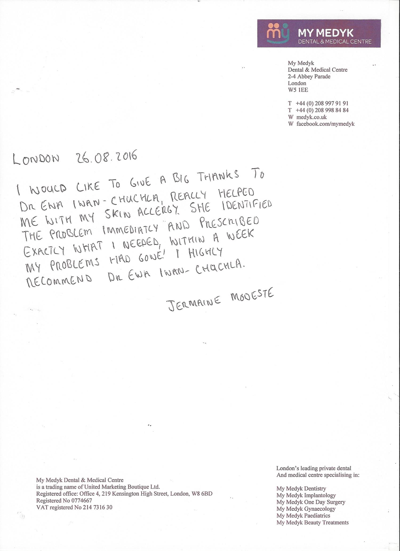 rekomendacje EWA IWAN-CHUCHLA MyMedyk